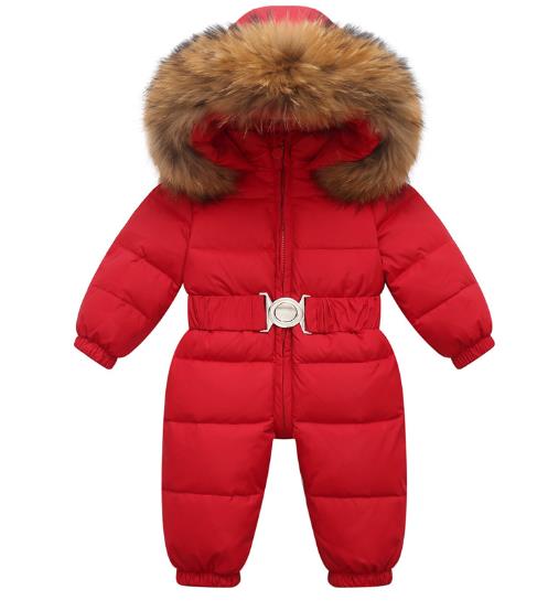 Baby one-piece warm jacket