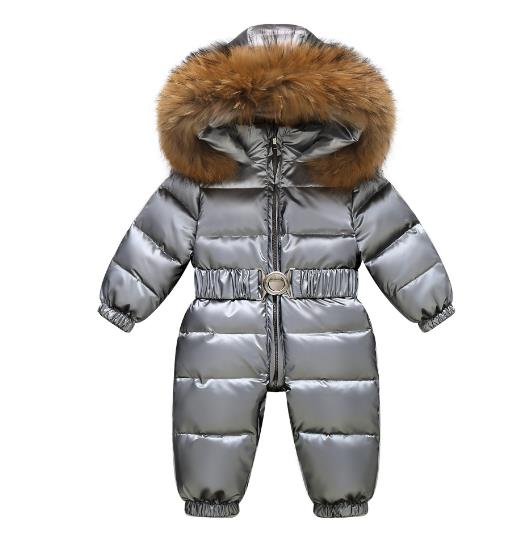 Baby one-piece warm jacket