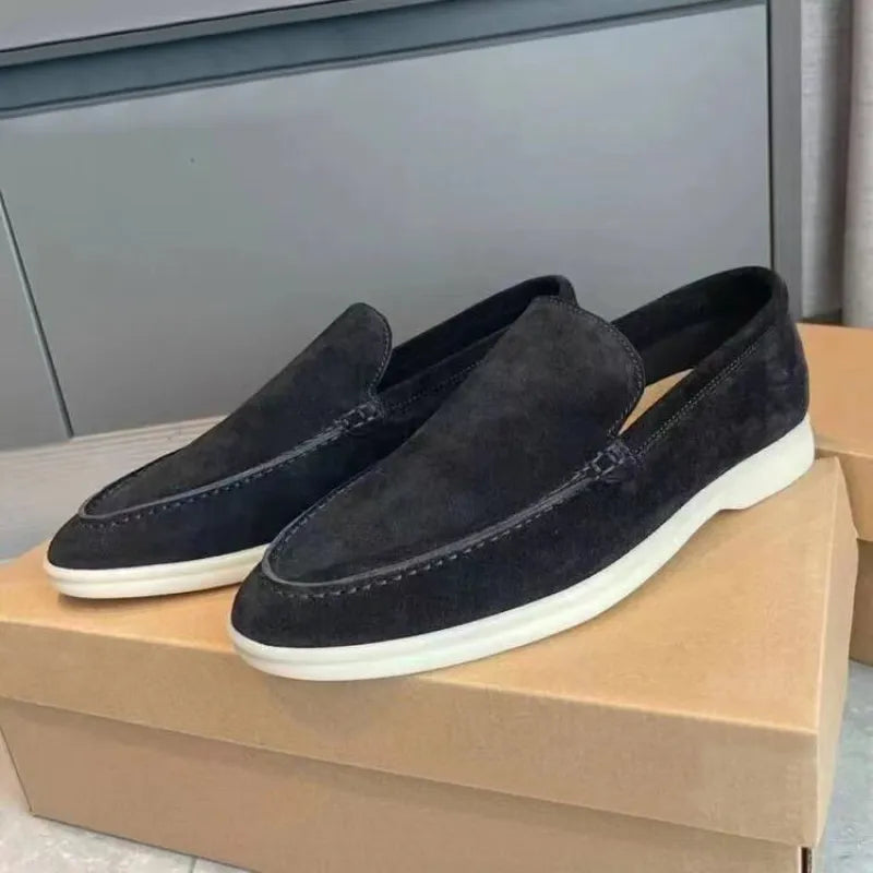 Classic Men's Low Loafer Shoes