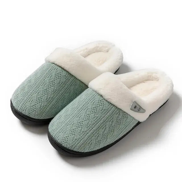 Winter Furry Slippers Indoor Outdoor Fluffy Suede