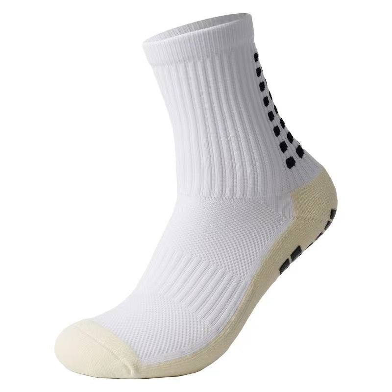 Factory non-slip bottom dispensing football socks men's and women's mid-calf basketball stockings towel bottom thickened sports socks wholesale