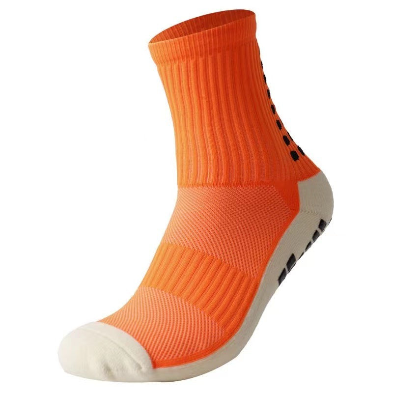 Factory non-slip bottom dispensing football socks men's and women's mid-calf basketball stockings towel bottom thickened sports socks wholesale