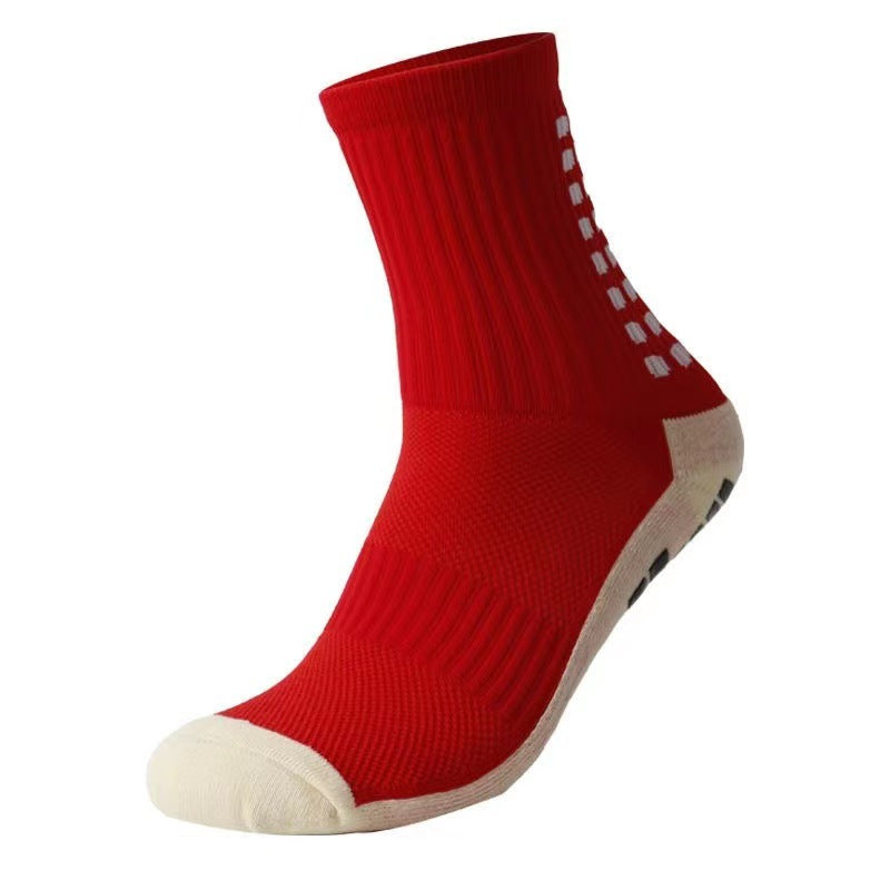 Factory non-slip bottom dispensing football socks men's and women's mid-calf basketball stockings towel bottom thickened sports socks wholesale