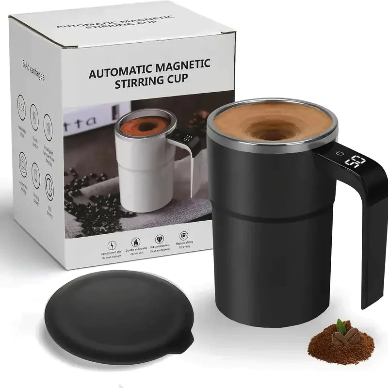 Auto Stir Coffee Mug: USB Rechargeable