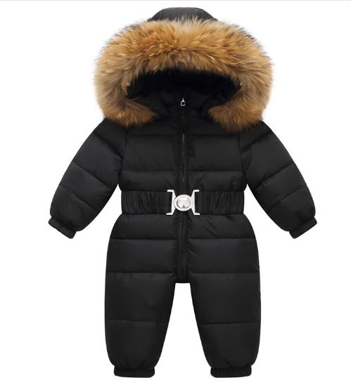 Baby one-piece warm jacket