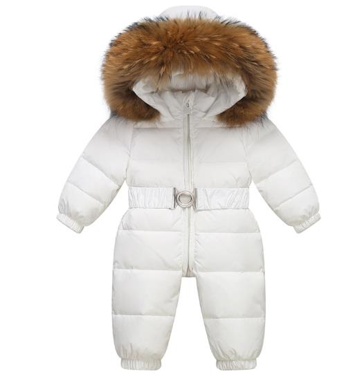 Baby one-piece warm jacket