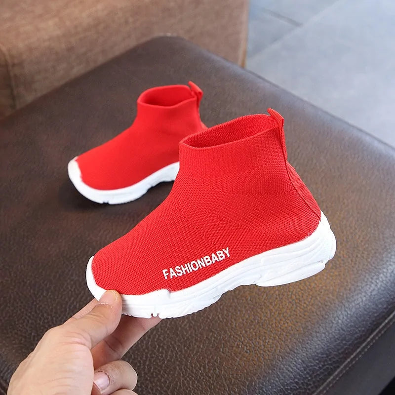 Winter Kids Slip-on Breathable Snow Boots Casual Shoes